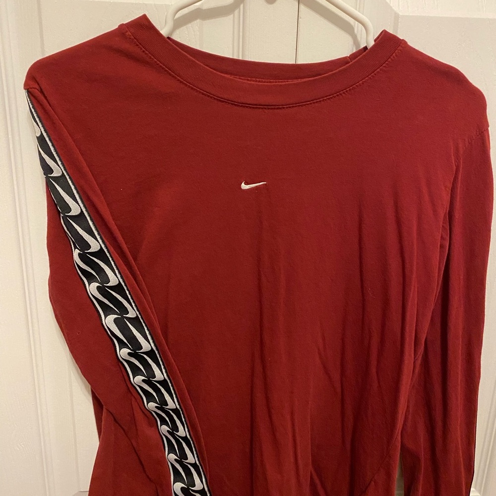Red Nike long sleeve shirt
